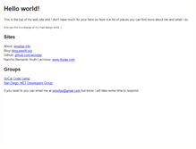 Tablet Screenshot of pewitt.org